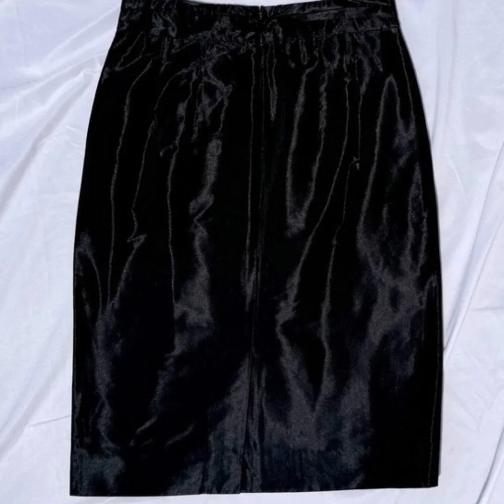 (2) BANANA REPUBLIC Shimmery, Midnight Black, Pencil Skirt